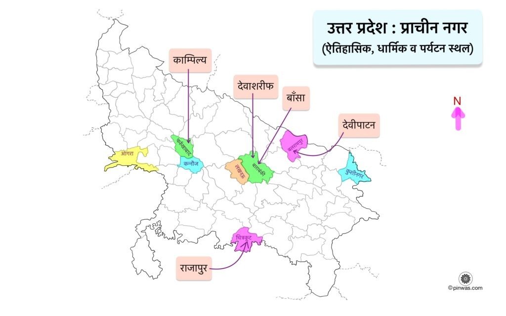 उत्तर प्रदेश के प्राचीन शहर