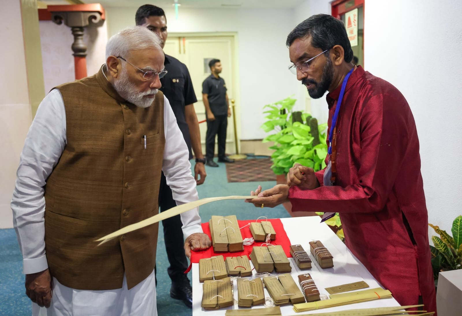 PM Modi at the Gyan Bharatam International Conference on September 12, 2025, in New Delhi.