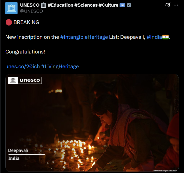 DiwaliUNESCO